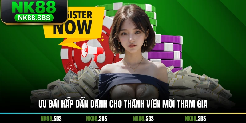 Ưu đãi hấp dẫn dành cho thành viên mới tham gia